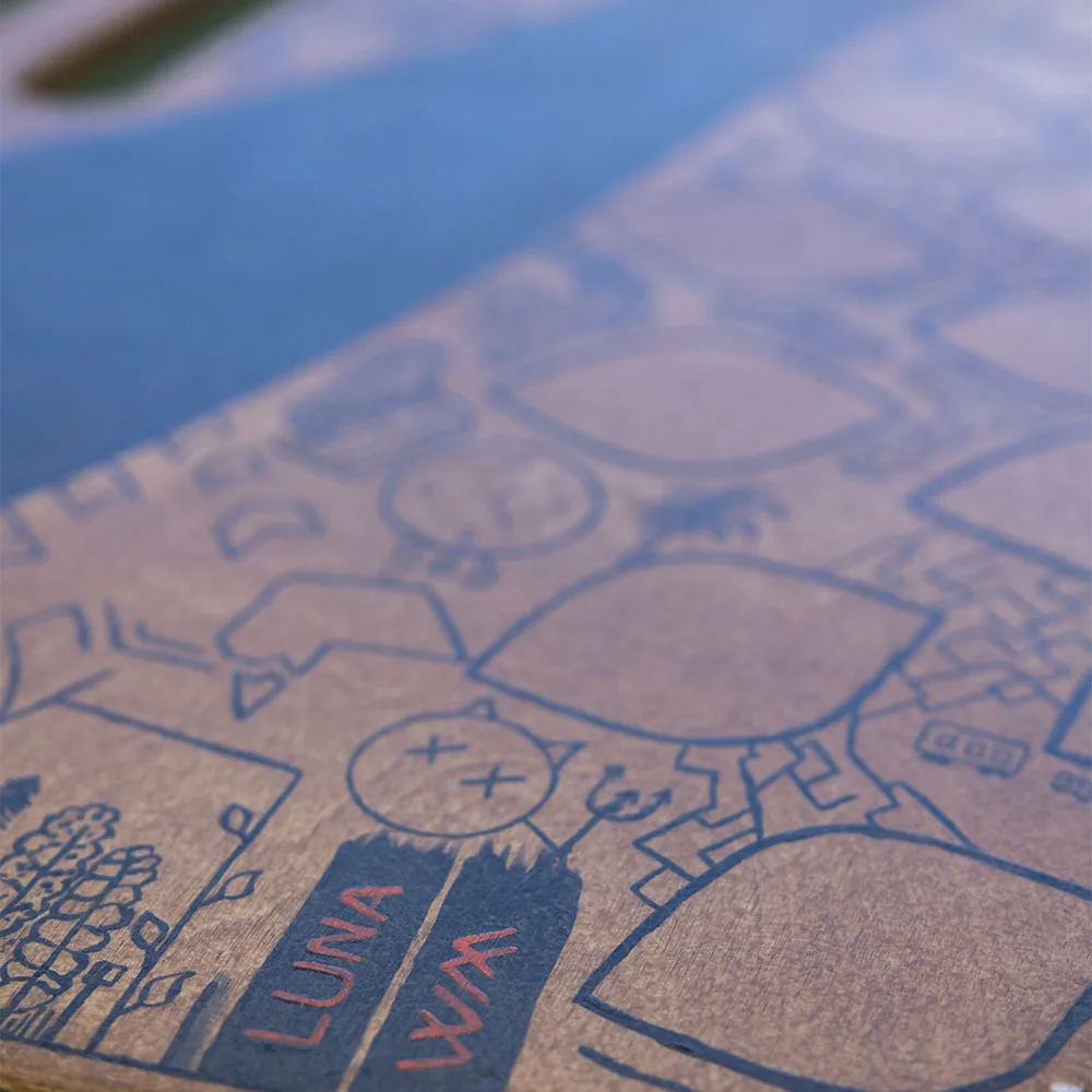 баланс борд ручной работы с ковриком. Космос | Спорт и развлечения