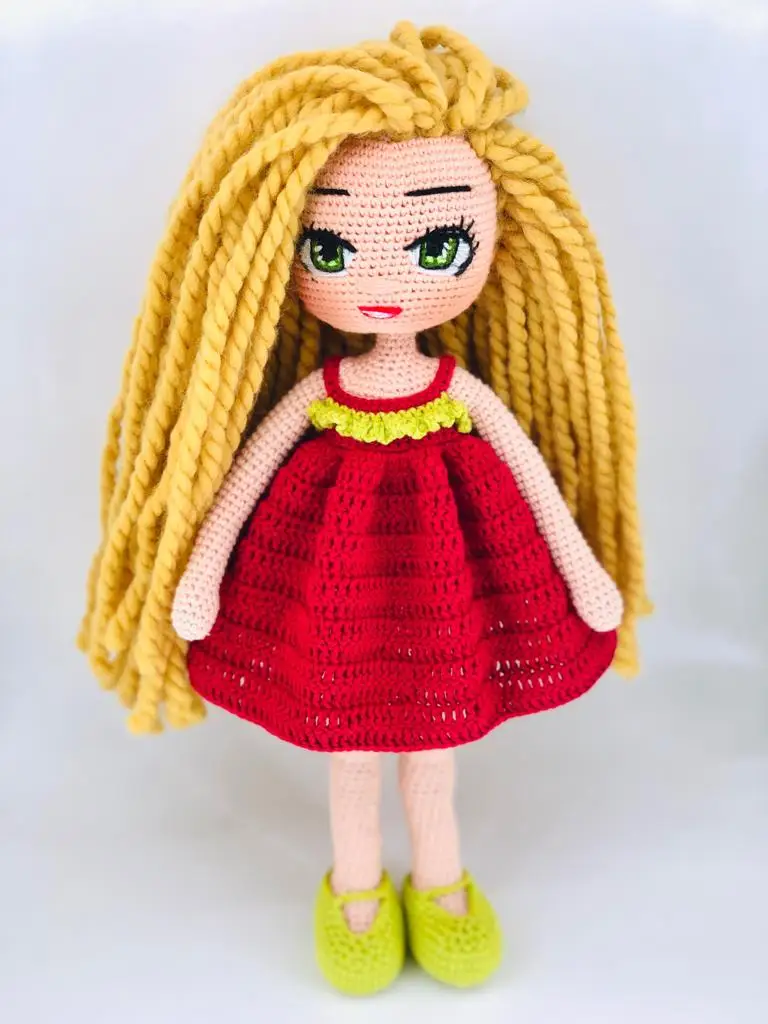 Амигуруми Органическая вязаная игрушка девочка | Игрушки и хобби