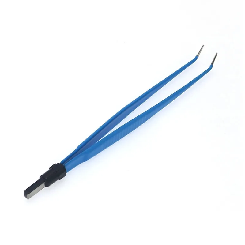 Лучшая цена хирургический биполярный Пинцет прямогнутой формы 200 мм