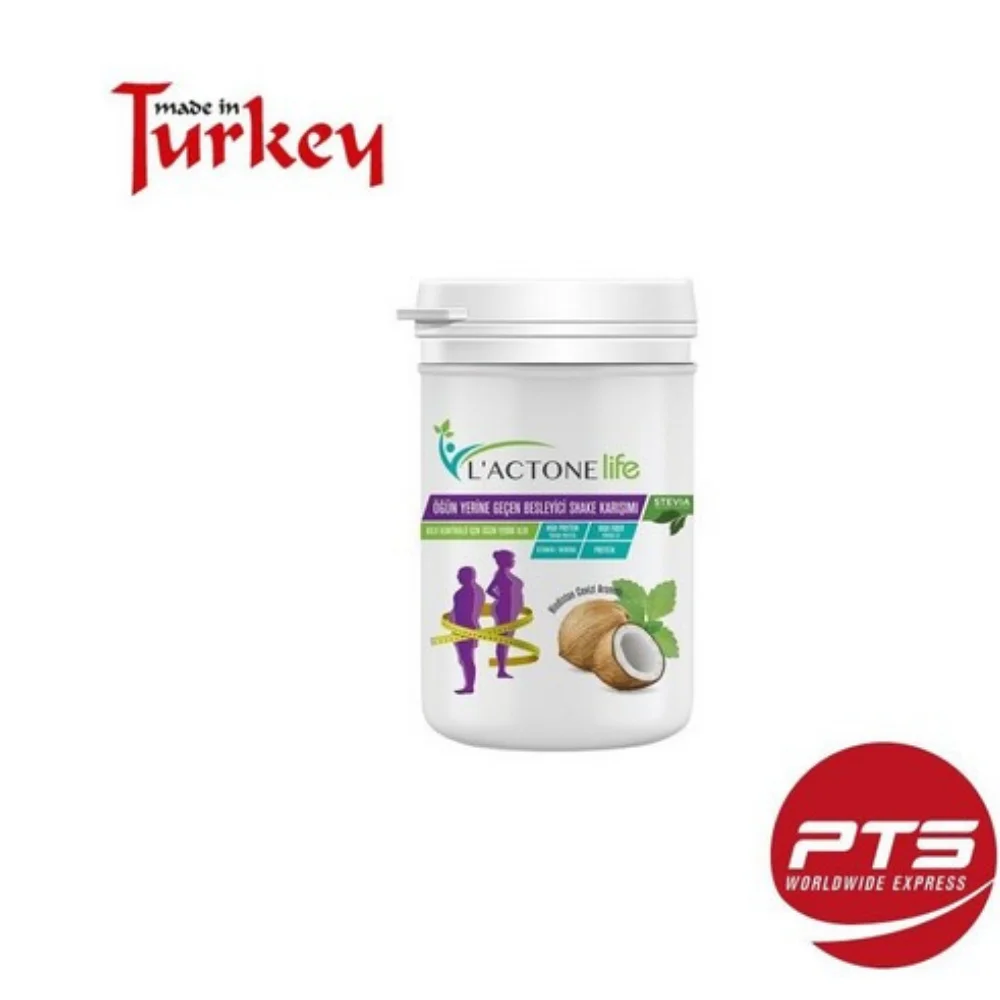

Turkish Lactonelife Meal Replacement Nutritional Coconut Flavored Slimming Shake Healthy Lifestyle Herbalife 520 gr 18.34 OZ