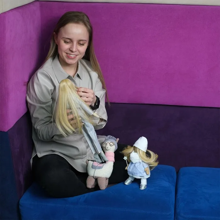 Мягкая игрушка 'Лама Дэйзи' набор для вязания амигуруми 17 x 5 15 см | Дом и сад