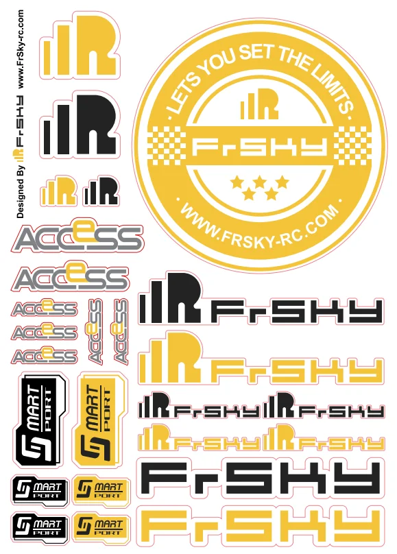 Подарок-логотип FrSky/доступ/умный порт STICKER---ONLY доставка с другими продуктами FRSKY |