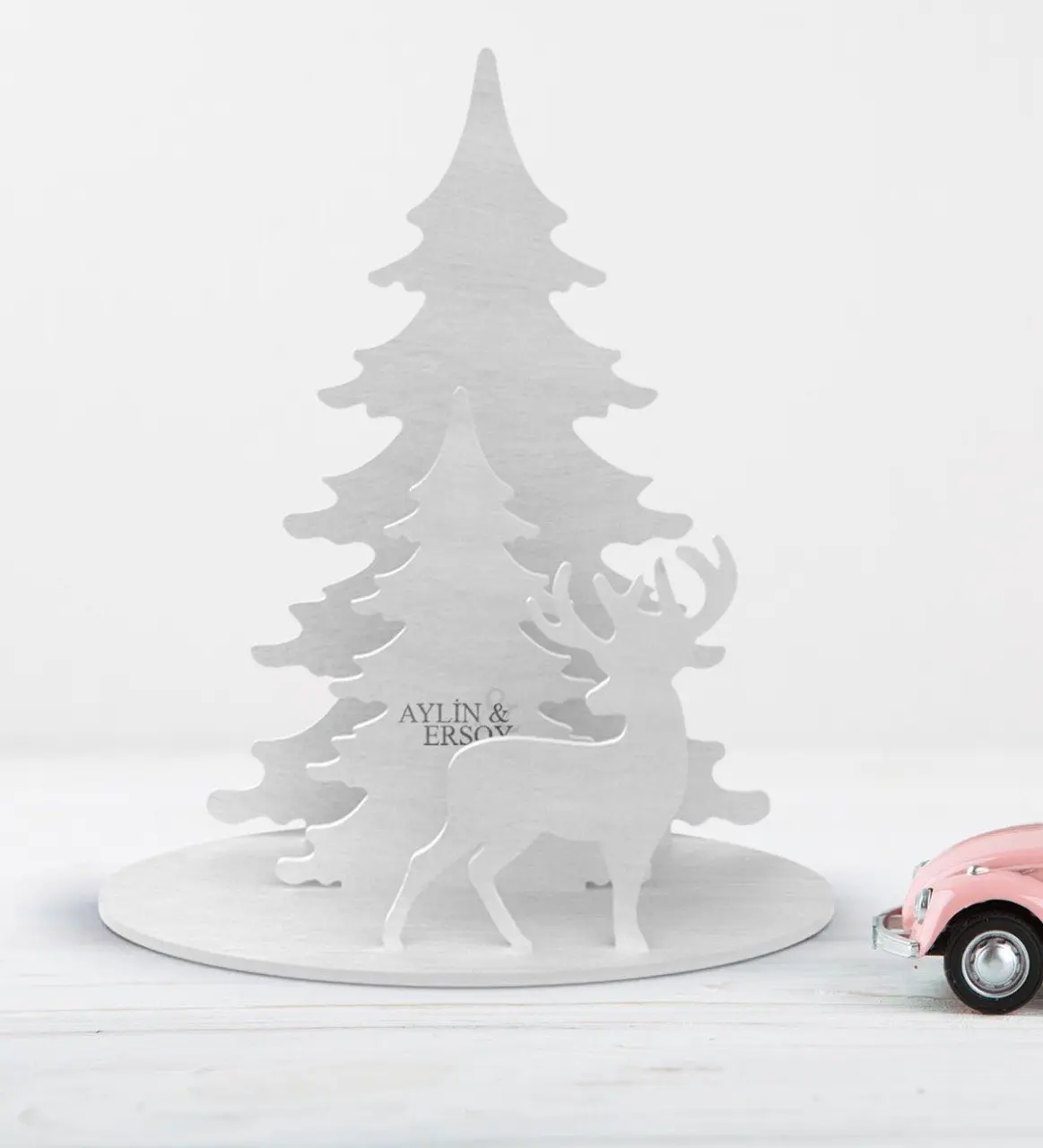 Деревянная Рождественская елка 3D на заказ (модель 1А) качественный недорогой