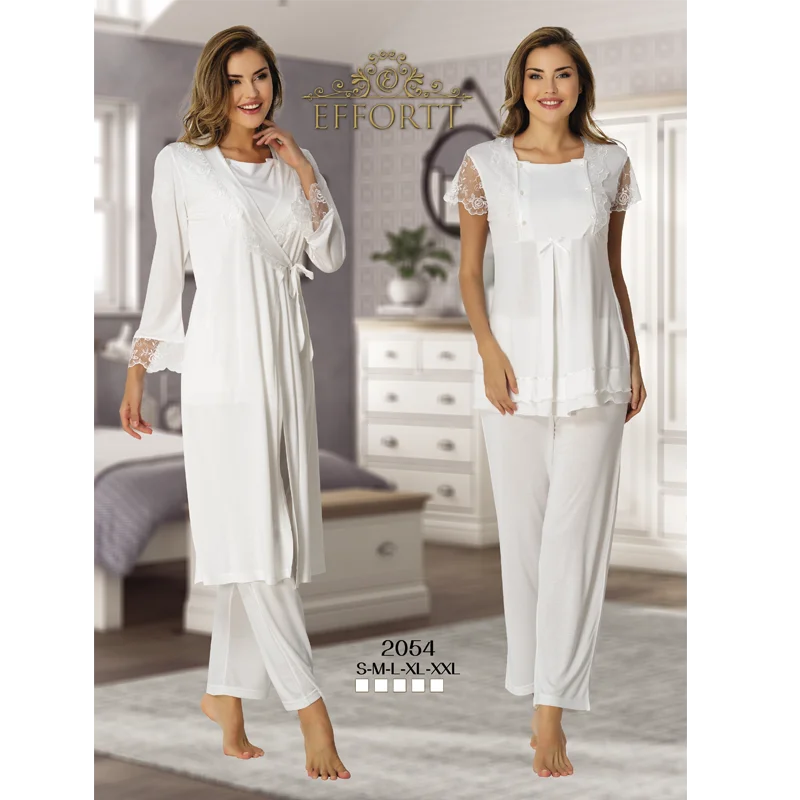 Women's Pajamas Set And Dressing Gown Turkish Cotton Production Pregnant Hospital Birth Comfortable Home Wear Soft Fabric enlarge