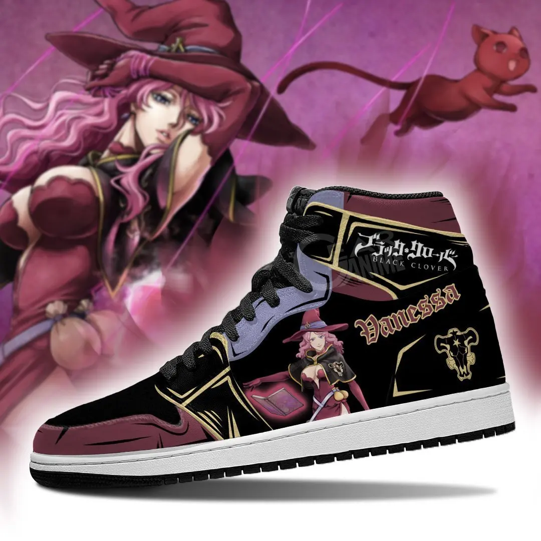 

Black Bull Vanessa Sneakers Black Clover Anime Shoes