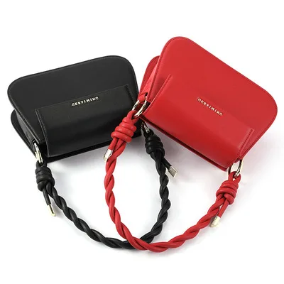 

Women's Fashion European Style Shoulder Bag Handbag Famous Brand Design Ladies Leather Belt Silk Scarf Handbag Ladies Handbag