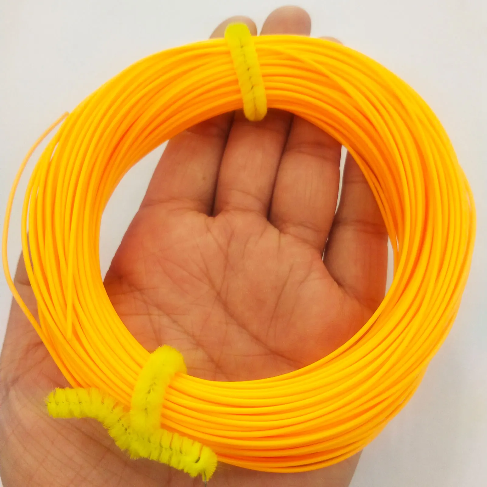 FreeFisher Fly Fishing Line Monofilament Main Line Floating Weight Forward WF-5F WF-6F WF-7F WF-8F 100FT Orange Green FL-Yellow
