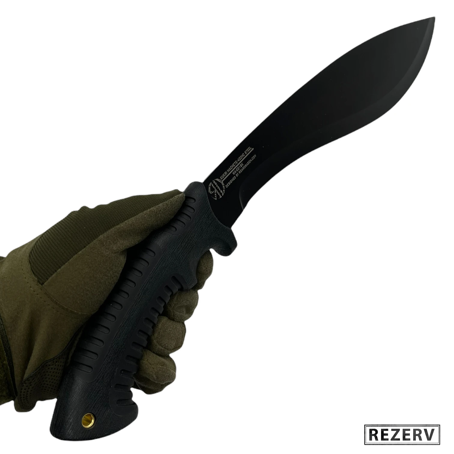 Мачете кукри With Armour WA-021BK туристический сталь 420HC рукоять эластрон чехол нейлон |