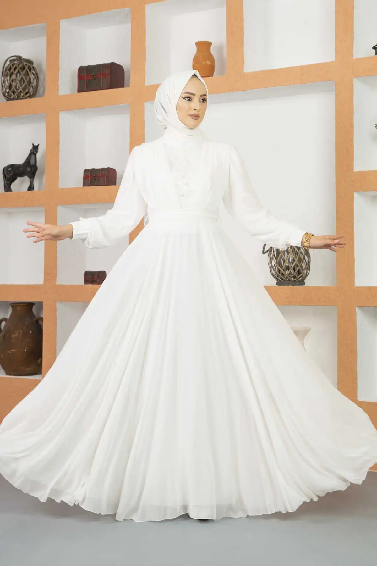 Abaya Models Evening Dress Wedding Dress New Season Women Islamic Clothing Turkish Dress Modest Fashion