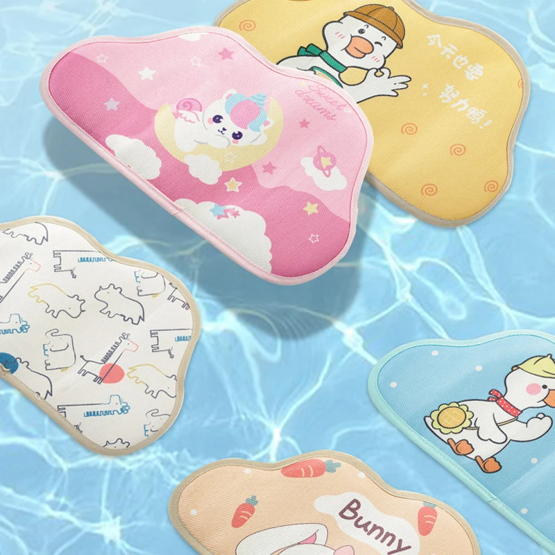 

Baby Pillow Memory Foam Newborns Shaping Pillows Infant Sleep Cartoon Anti-fall Toddler Positioning Cushion Travel Pillow