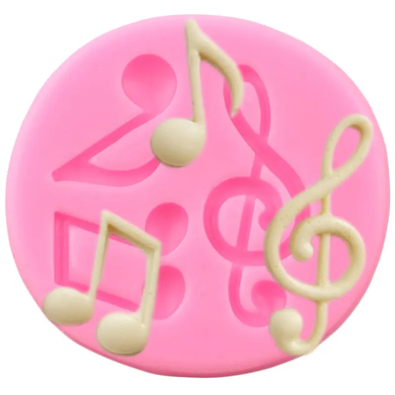 

Music Notes Silicone Mold Baby Birthday Fondant Cake Decorating Tools Cupcake Topper Chocolate Gumpaste Mould Candy Clay Molds