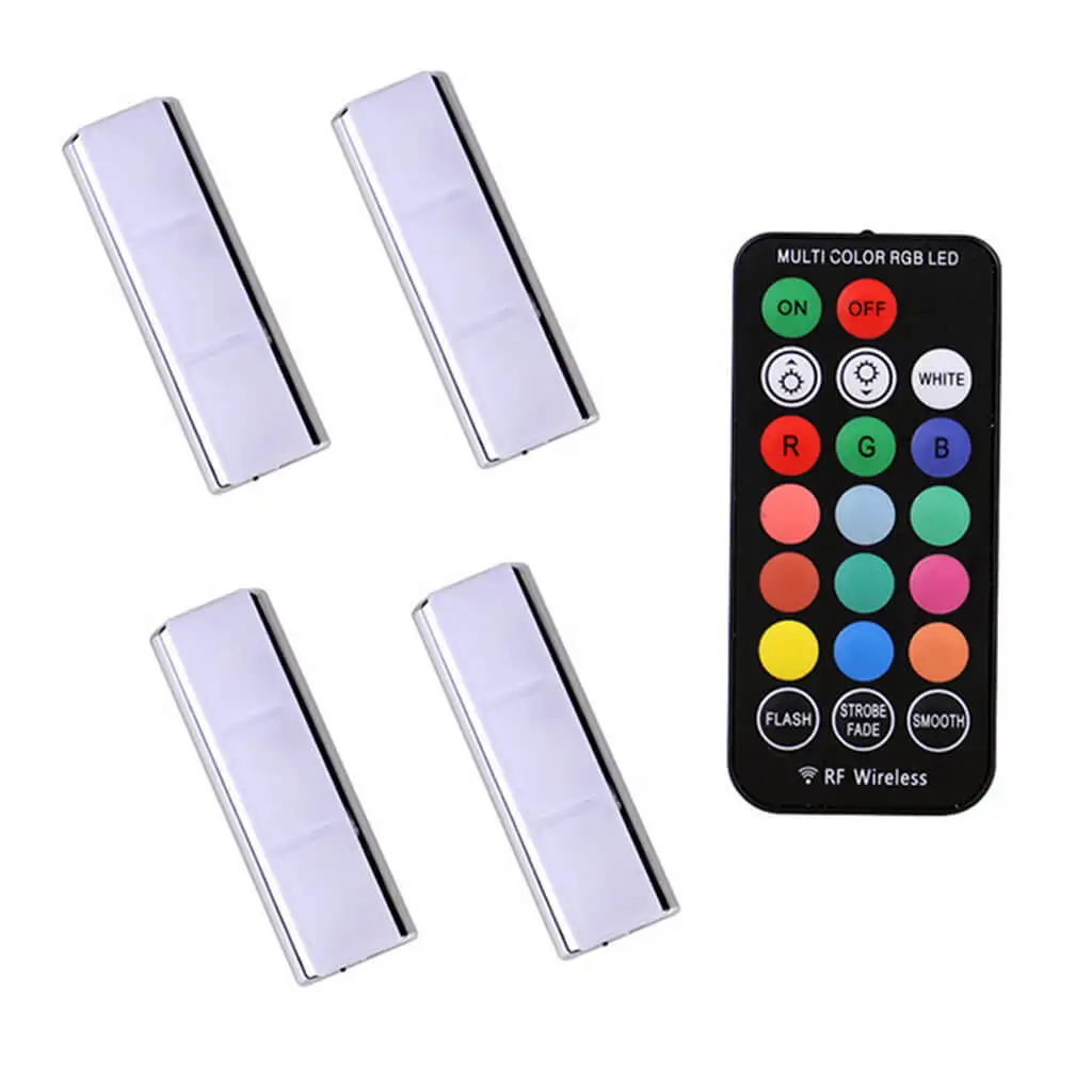 

Wireless Car LED Interior Light USB Charging Environment Bar Remote Control Foot Lamp Magnet Adsorption Car Atmosphere Lighting