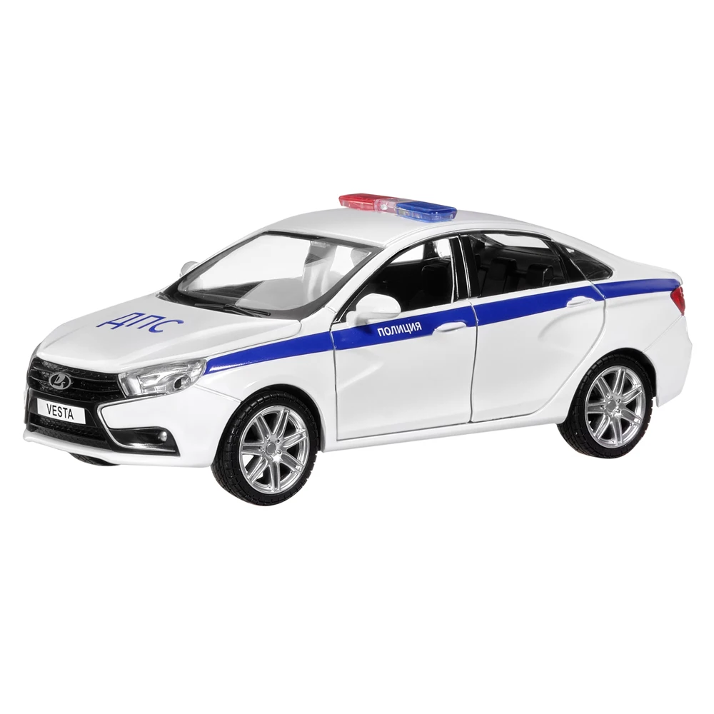 Машинка металлическая инерция коллекционн модель LADA VESTA JB1251125 седан масштаб 1:24