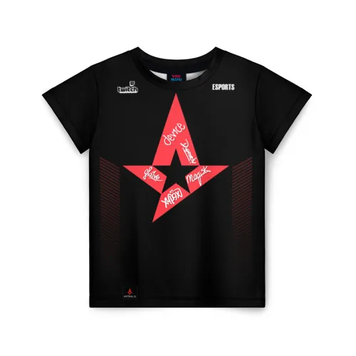 Детская футболка 3D Astralis (Jersey 2019)|Тройники| |