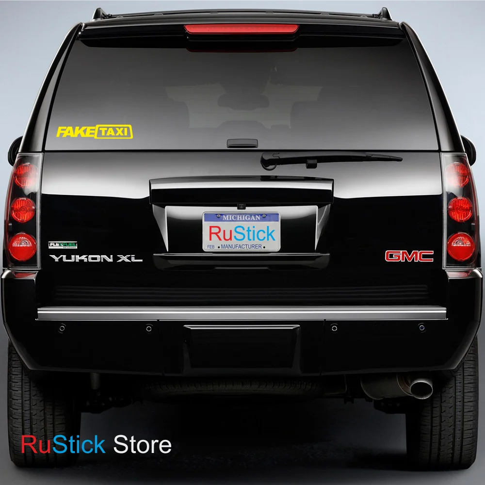 Наклейка на автомобиль Fake Taxi Фейк Такси автомобильные товары | Автомобильные