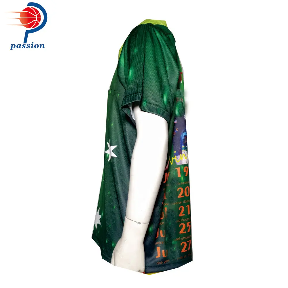 $25 USD Each High Quality Custom Sublimated Green Star Pro Dart Shirts For Teams | Спорт и развлечения