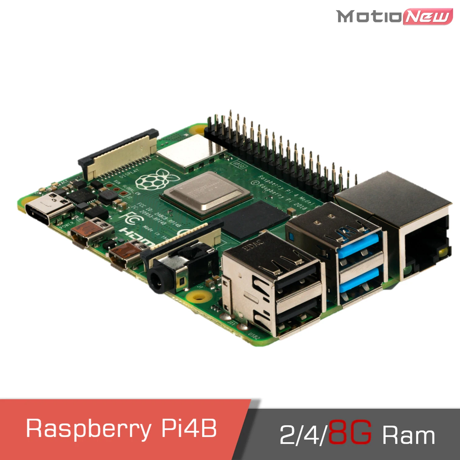 Плата для разработки Raspberry Pi 4 официальная оригинальная модель B ОЗУ 2 ГБ 8 4-ядерный