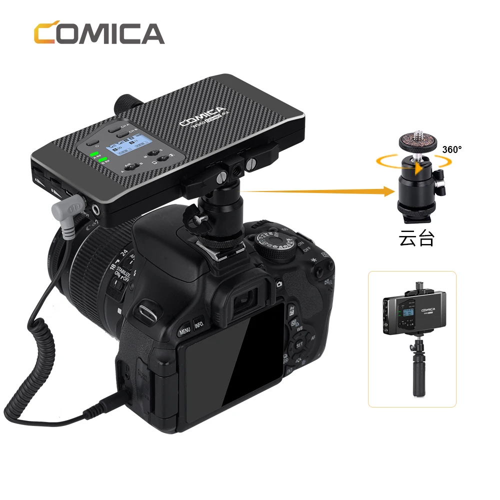 Беспроводная микрофонная система для смартфонов компактный ручной микрофон