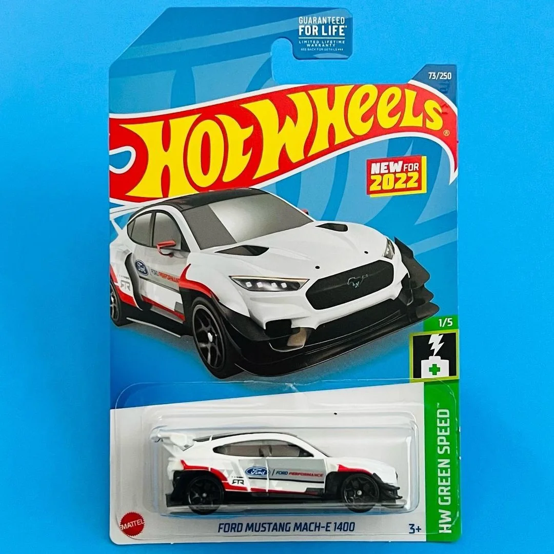 

Hot Wheels Ford Mustang MACH-E 1400 1/64 Коллекционная металлическая модель коллекционных игрушечных автомобилей подарок для детей