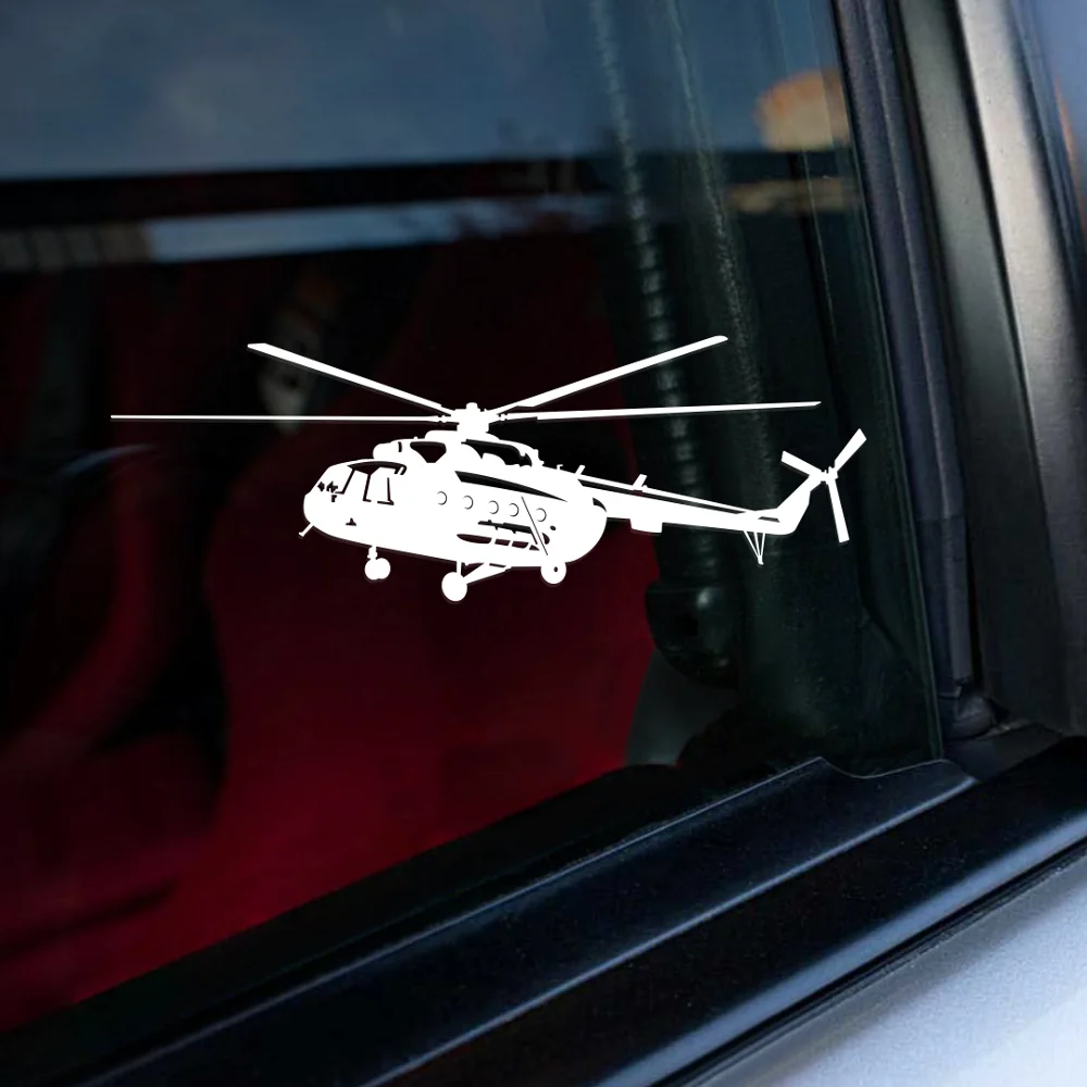 Наклейка на авто - Вертолёт Ми-8 Виниловая наклейка машину автомобильная |
