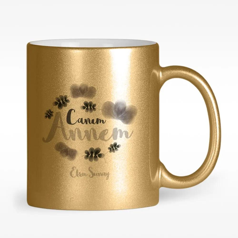 

Персонализированная Золотая позолоченная чашка-12 с изображением дорогой мамы