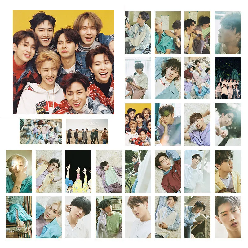 GOT7 Bambam JB JinYoung YoungJae YuGyeom волчок LOMO карты фото мини-карты Джексон I идентификация |