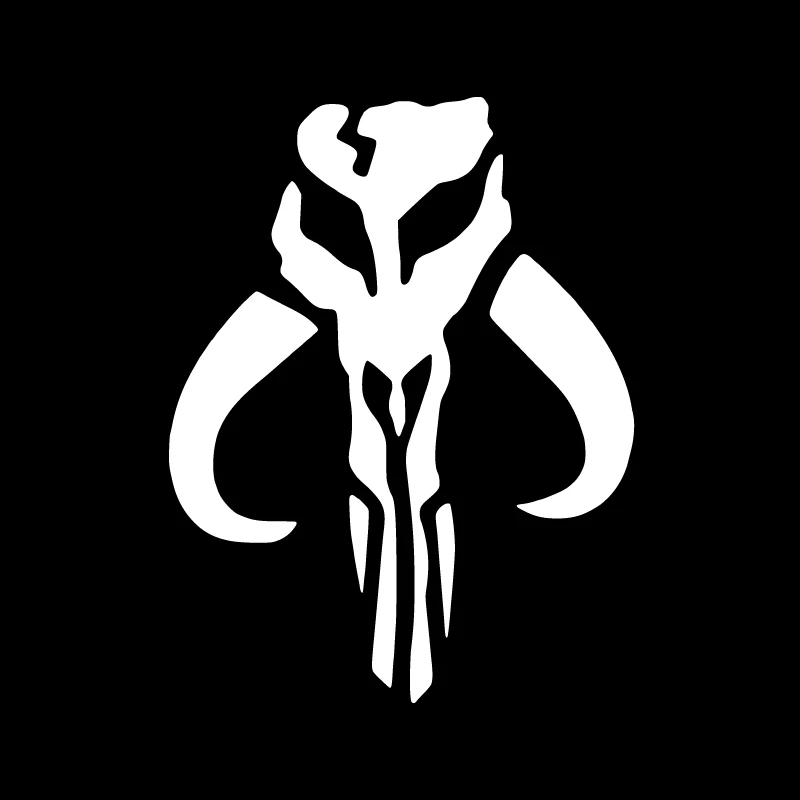 

Автомобильная наклейка с черепом Мандалора, Виниловая наклейка для автомобилей, мотоциклов, шлемов, ноутбуков, сотовых телефонов, бутылок с водой, аксессуары, наклейки, Декор