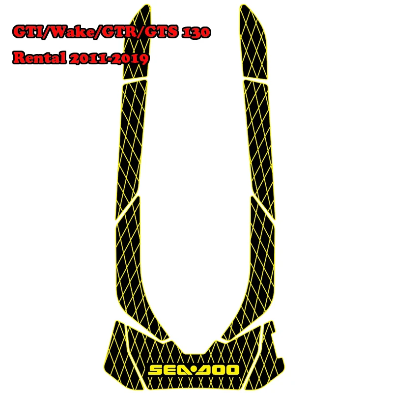 Alfombra personalizada para Jet Ski, cubierta de teca, Seadoo GTI GTR GTS, estera de tracción 2011-2019