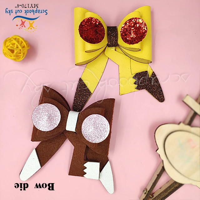 

4-inch elf bow wooden die cutting is compatible with most machines