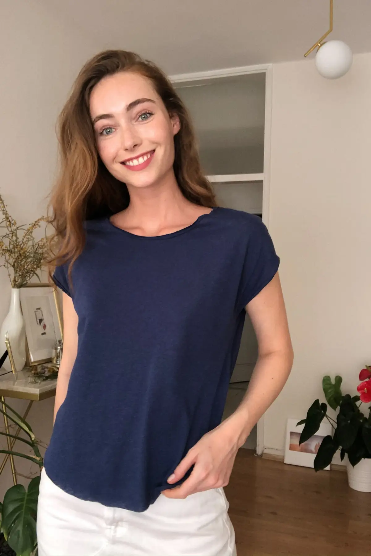 Трикотажные короткие футболки с круглым вырезом Trendyol TWOSS19RG0003|Футболки| |