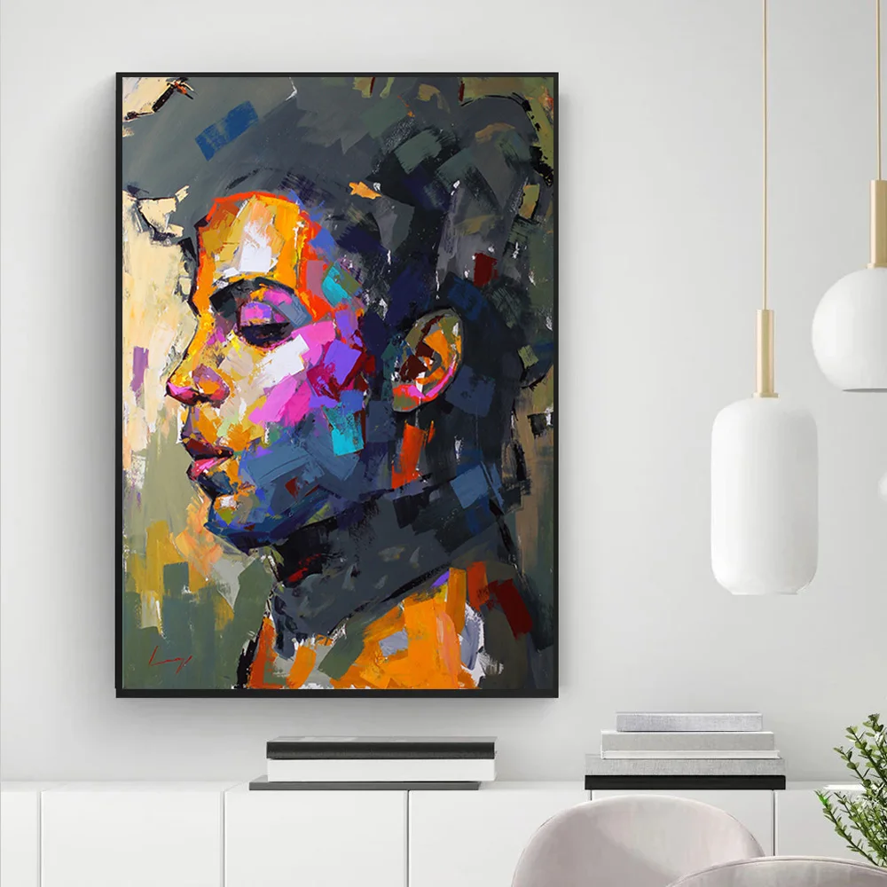 

Prince Rogers Nelson Modern Abstract Portrait Canvas Painting Posters and Prints Pictures for Living Room Wall Art Home Decor