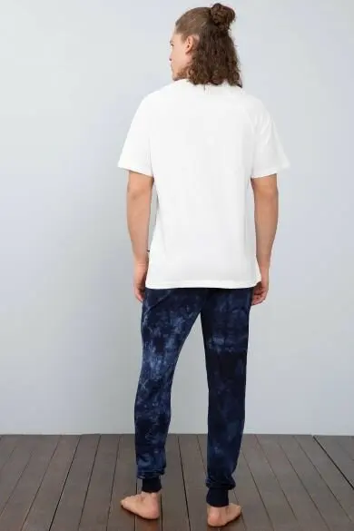 США поло в сборе. Белый пижамный комплект | Мужская одежда