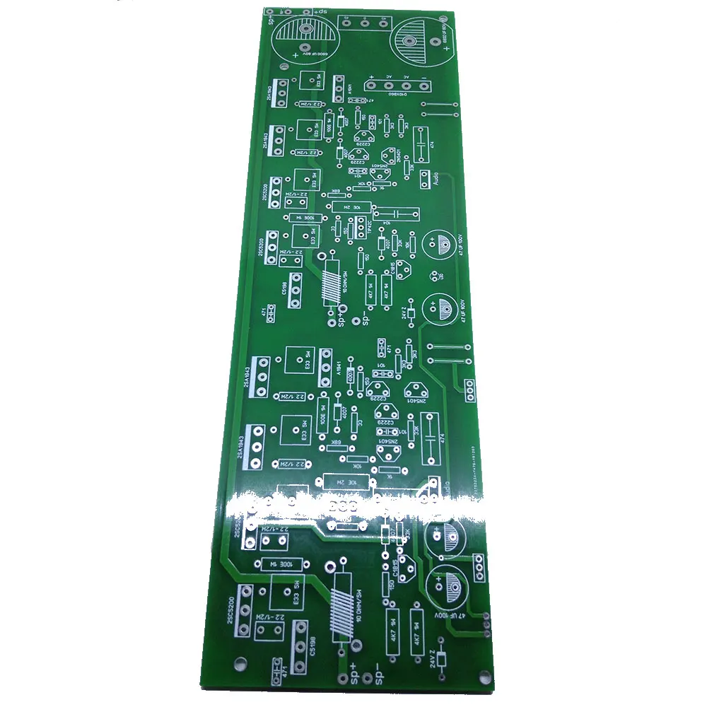 400 Вт плата стерео усилителя звука DIY 2SC5200 + 2saболее всего 2x200 усилитель|Печатные