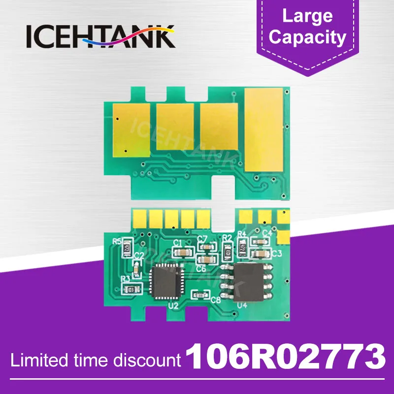 ICEHTANK 106R02773 тонер картридж чип совместимый для Xerox Phaser 3020 WorkCentre 3025 лазерный принтер