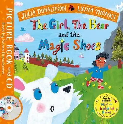 

The Girl, the Bear and the Magic Shoes : Book and CD Pack, детская книга для чтения в подарок детям