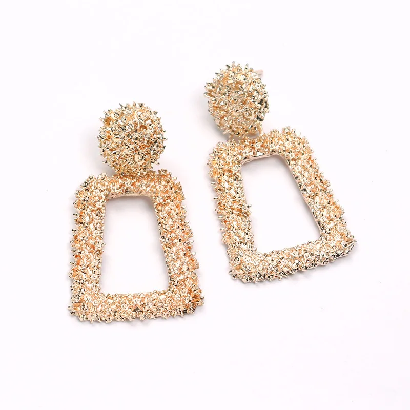 Корейские Модные Винтажные геометрические длинные трапециевидные Висячие