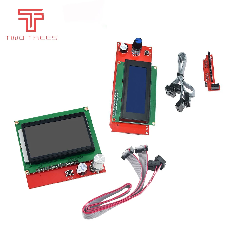 1 шт. 2004 ЖК дисплей 12864 Дисплей 3D принтер Reprap умный адаптер управления ler Ramps 4 6 Mega2560
