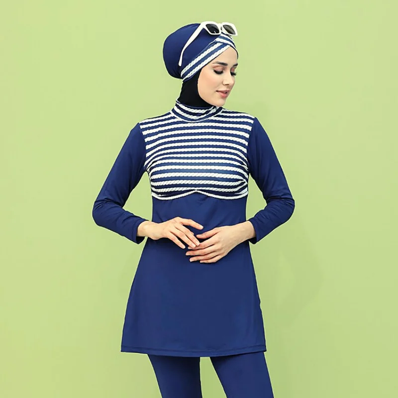 

4 piece Summer Swimming Suit 7XL Muslim Women Plus Size Swimwear Burkini Hijab Fashion Turkey Islamic Modesty Beach Abayas