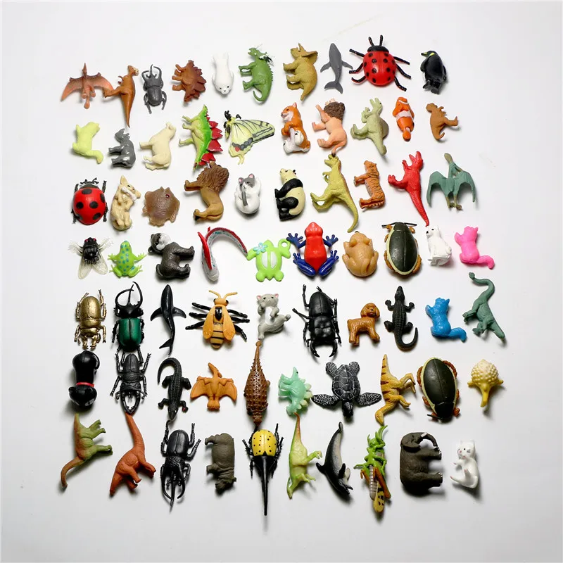 

10 pack Simulation Animal Dinosaur Farm Marine Insect Model Gifts for Children e16