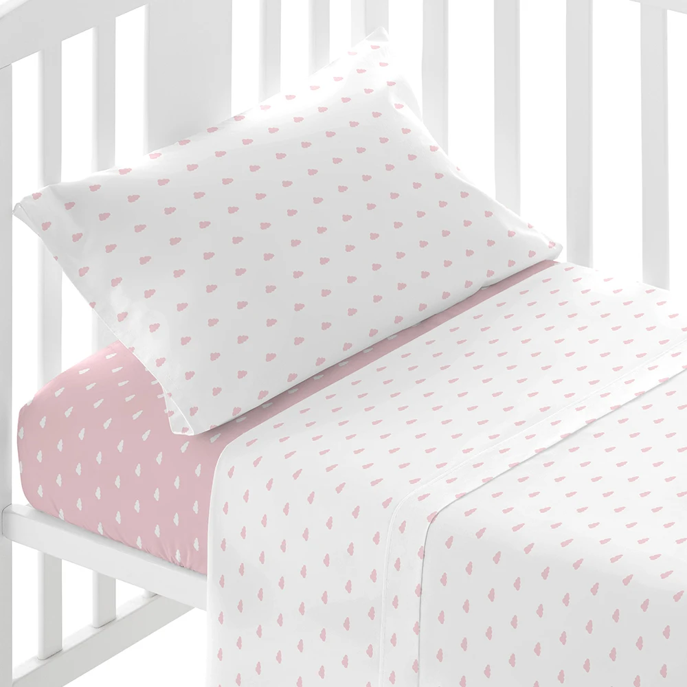 PimpamTex набор простыней из 100% хлопка для детской кроватки и миникуны простыни с