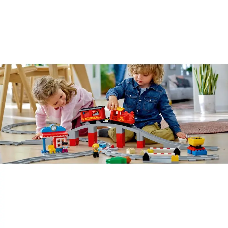 Конструктор LEGO DUPLO 10874 Поезд на паровой тяге | Игрушки и хобби