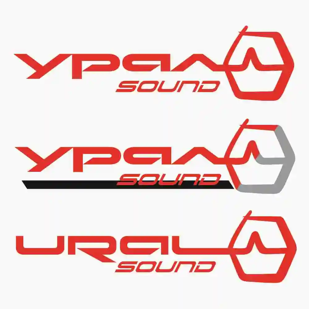 Наклейка на авто стекло Урал Саунд Ural Sound виниловая из пленки|Наклейки