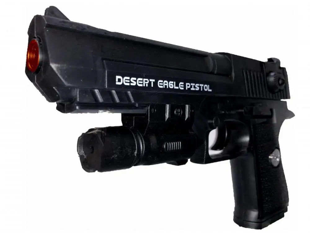 Пистолет Desert Eagle plastic детский пистолет дезерт игл игрушка для ребенка с лазером |