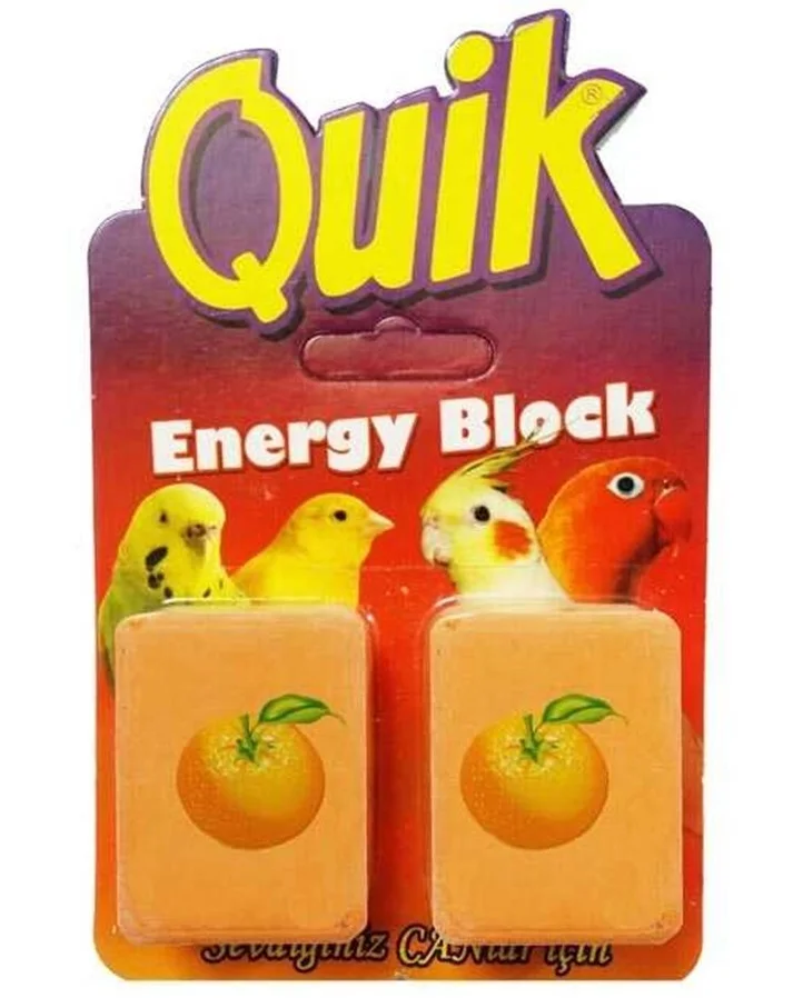 

Quik Energy Blocks With Orange Banana And Calcium For All Birds 2 Blocks