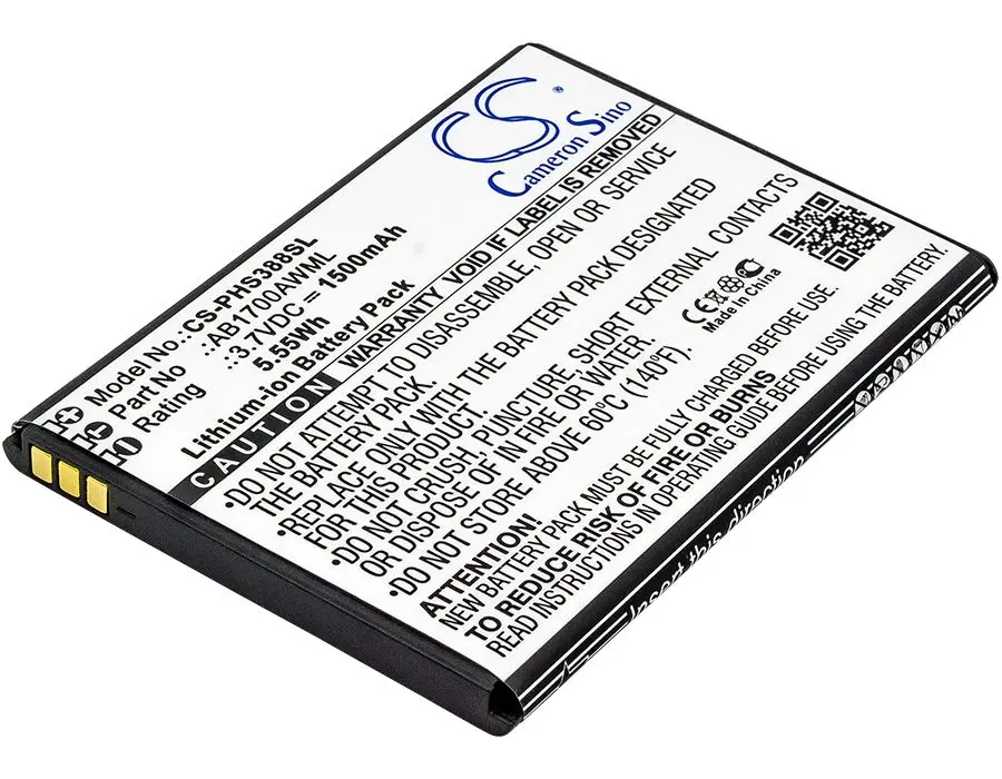 Аккумулятор CameronSino для Philips Xenium S388 1500mah | Мобильные телефоны и аксессуары
