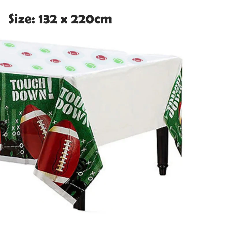 16 гостевых регби Футбол Американский вечерние одноразовые набор столовых