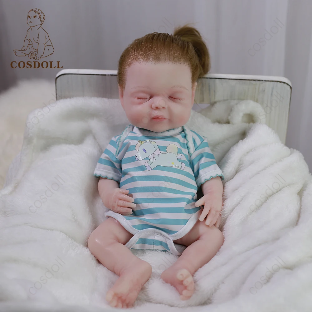 Mu&ntilde;eca Reborn realista de silicona para ni&ntilde;os, juguete de beb&eacute; de 39cm y 1,75 kg, 100%, regalo para chico, #017-0