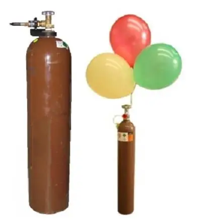 50 ЛТ (литр) гелиевый газ Летающий воздушный шар инфляционная трубка | Дом и сад