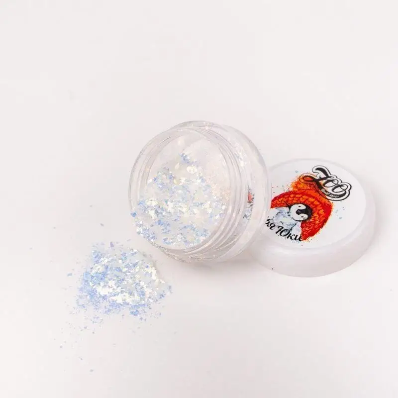 1598 Хлопья Юки опаловые 0 5 г | Блестки