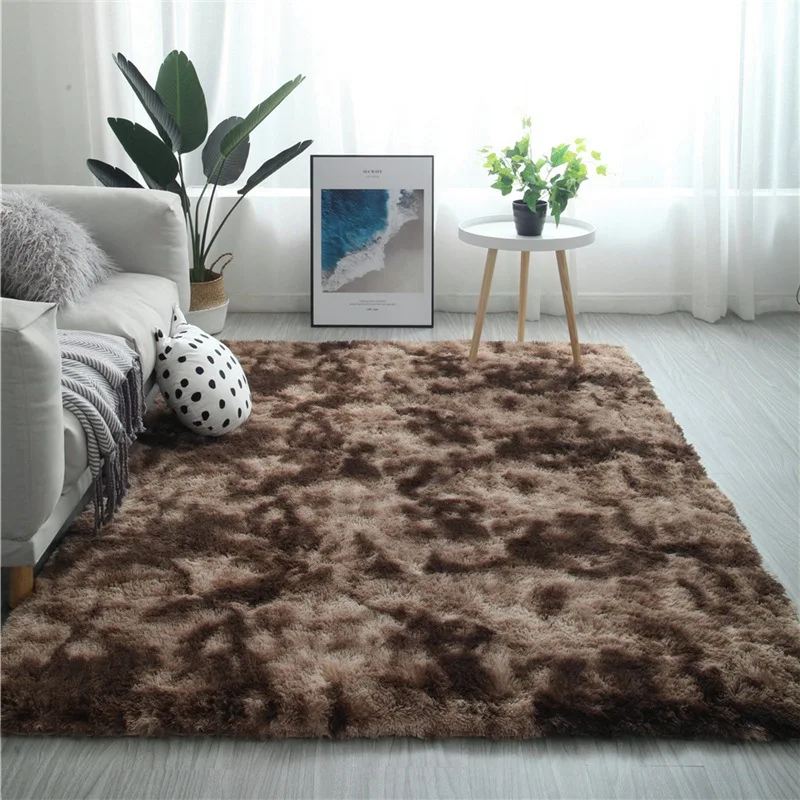 

Living room carpet Nordic style nonslip door mat room decoration bedside bathroom floor mat soft and fluffy queen bedroom carpet